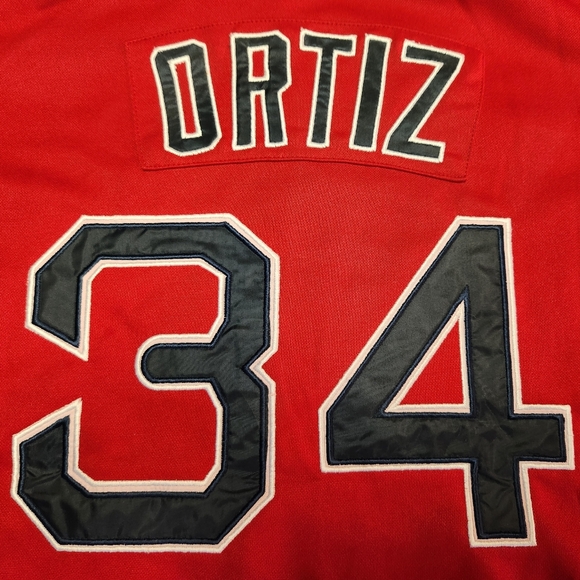 🔥NWT RARE Authentic Vintage DAVID ORTIZ "PAPI" Jersey - Picture 12 of 16